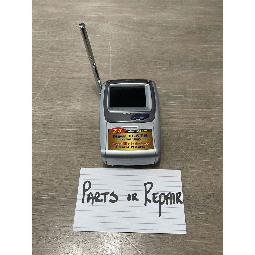 Vintage Casio Portable‎ Color TV Television TV-970B PARTS REPAIR